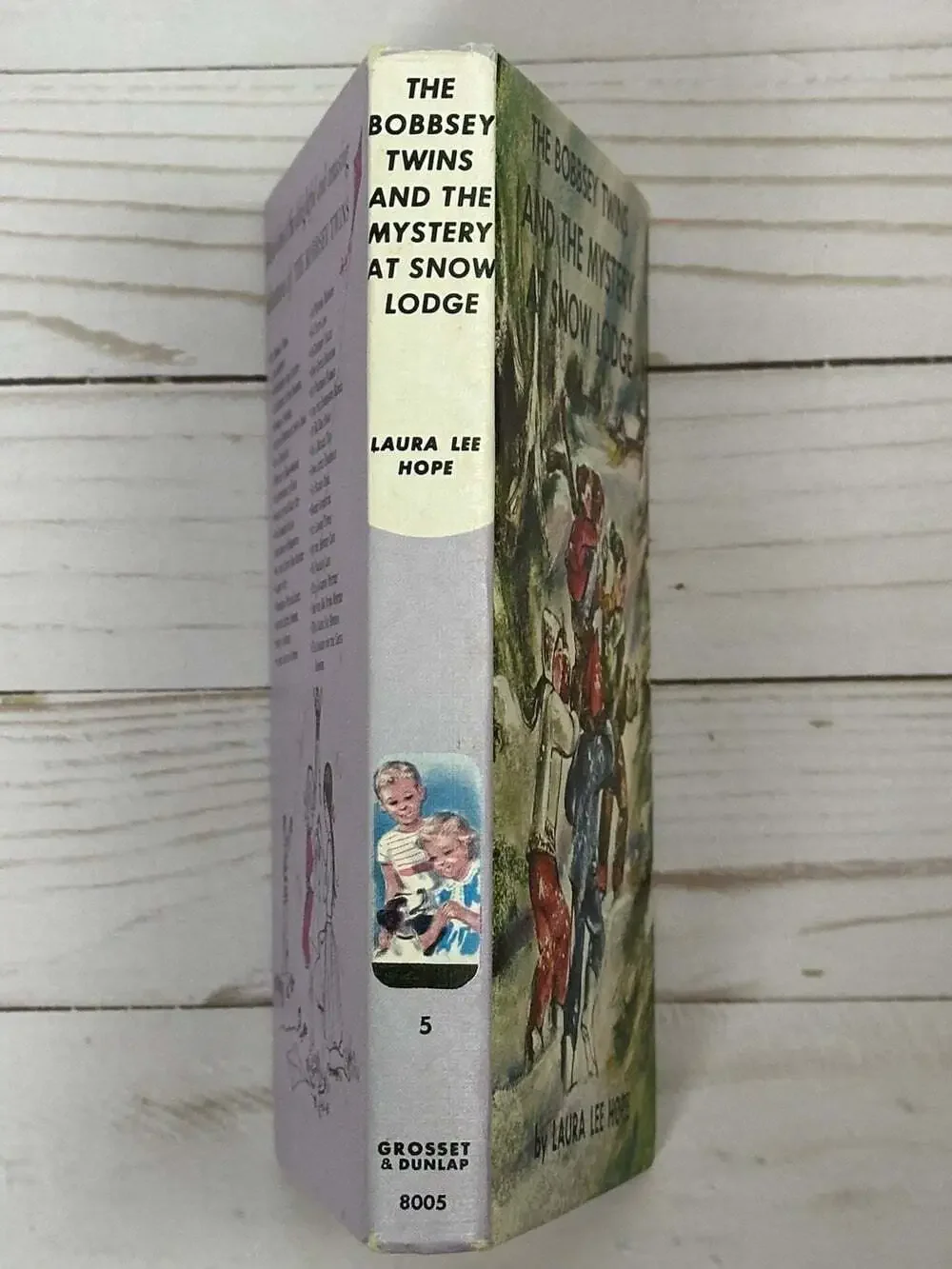 Vintage The Bobbsey Twins by Laura Lee Hope Lot 5 Books 1940s-1960's Hard Cover